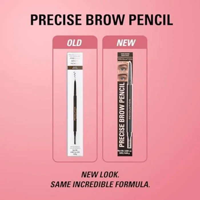 Makeup Revolution Precise Brow Crayon à sourcils et brosse 2-en-1 Ebony Makeup Revolution Precise Brow Crayon à sourcils et brosse 2-en-1 Ebony